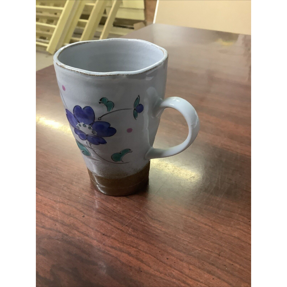 Mai Xiu Pottery Coffee Tea Cup Mug Signed 4.25”